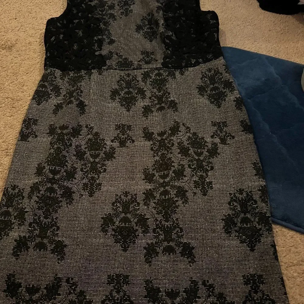 Adrianna Papell black dress 16 - Picture 5 of 8